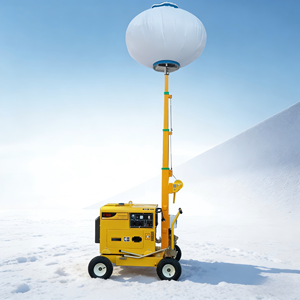 Портативное осветительное оборудование оснащено надувной осветительной вышкой, работающей от дизельного генератора. - Product Image 1
