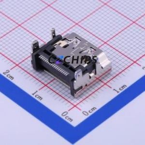 HYC10-HDMIA19-600B <b>HDMI</b> Connector SMD Connector ( Connector Type: <b>HDMI</b>-A )( Gender: Female )( Total Number of PINs: 19P ) - Product Image 2