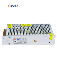 Alimentation à découpage AC/DC ENKI 120W 12V 10A à sortie unique, boîtier métallique perforé, efficacité 93%, modèle S-120-12 pour CCTV et LED