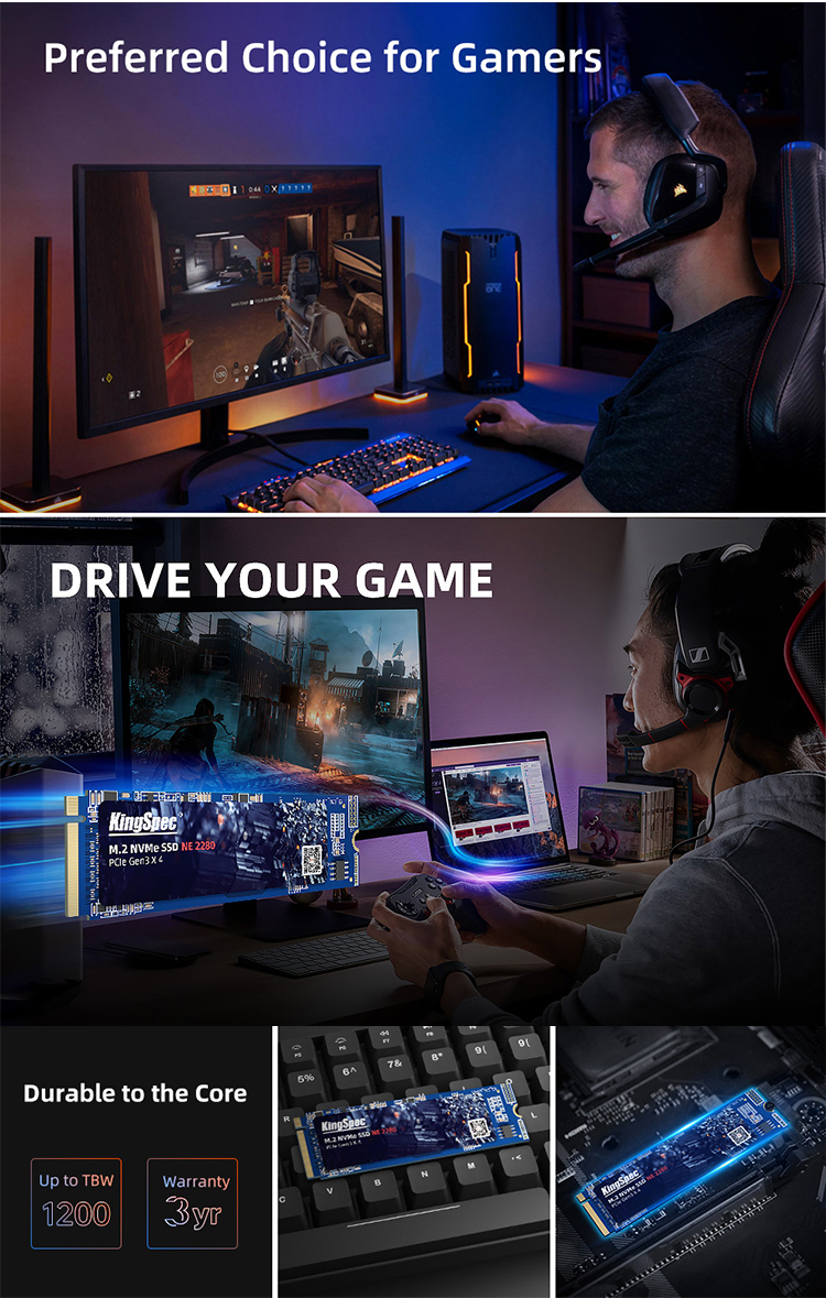 KingSpec quick speed m.2 128gb pcie nvme ssd