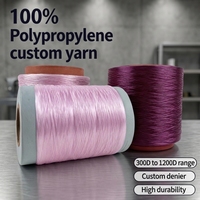 Weiches Hohlgarn FDY 100% Polypropylen Hochvolumiges Rohgarn für Handstrickerei Warme Pullover und Schals