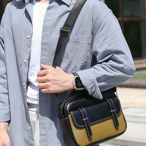 Sacs Bandoulière de Luxe <span class=keywords><strong>en</strong></span> <span class=keywords><strong>Cuir</strong></span> PU Imperméables, Personnalisables <span class=keywords><strong>en</strong></span> Gros, pour Hommes, de Voyage, de Messager, de Créateur - Product Image 5
