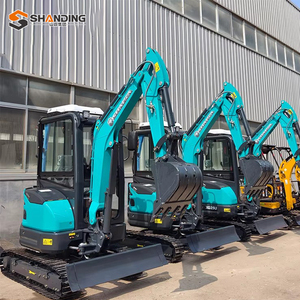 Miniexcavadora compacta SHANDING de 1, 2 y 3.5 toneladas, excavadora pequeña con motor EPA, excavadora de cadenas económica - Product Image 4