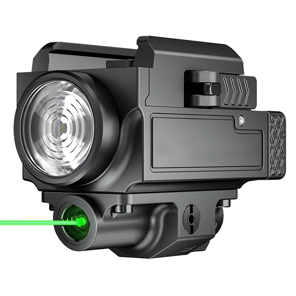 USB wiederauf ladbare 800lm Taschenlampen Hersteller grüne Laser Combo Lichter