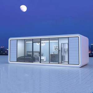 2024 Casa prefabricada <span class=keywords><strong>Shein</strong></span> 20 Ft 40 Ft Contenedor Cabaña de dos pisos Casa Campamento Hogar Pérgola de aluminio Cabina de manzana para EE. UU. - Product Image 6