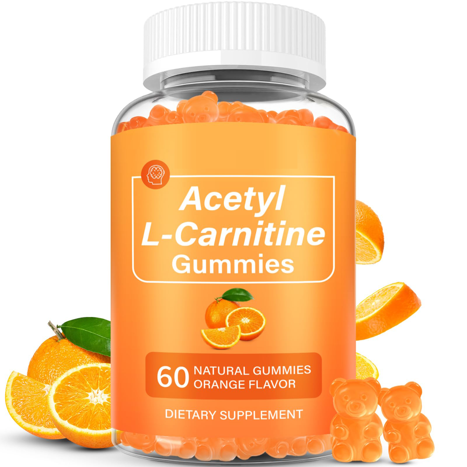 wild & organic acetyl l carnitine gummies Acetyl L-Carnitine Gummies, 1500Mg., 60 Chews main image 1