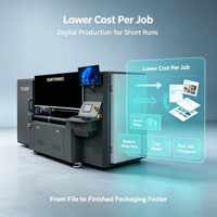 Printer Digital Sunthinks SC600 Single Pass Terbaik, Printer Inkjet Digital Kelas Industri untuk Lembaran Karton