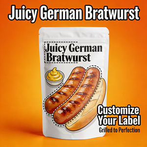 Bolsas de Embalaje Personalizadas con Impresión en Huecograbado, Bolsas de Plástico con Cierre Zip para <span class=keywords><strong>Salchichas</strong></span> Alemanas <span class=keywords><strong>Bratwurst</strong></span> - Product Image 1