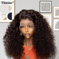 Perruque Bob 13x4 Deep Wave sans colle, cheveux humains brésiliens, densité 250%, dentelle transparente, double trame, personnalisable, prête à porter