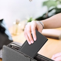 MQ Lipat Mini Nirkabel Isi Ulang untuk Antarmuka Tipe-C Portabel untuk Penggunaan Laptop Kantor Belajar Perjalanan Desain Ringan