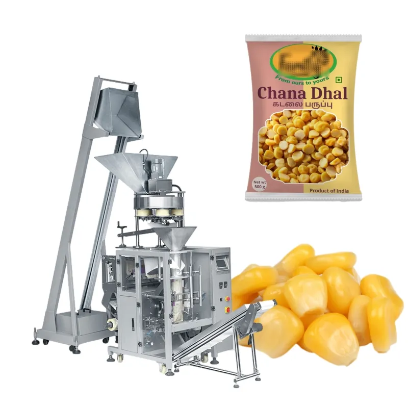 Volumetric cups filler system dry vegetable packaging machine supplier in china
