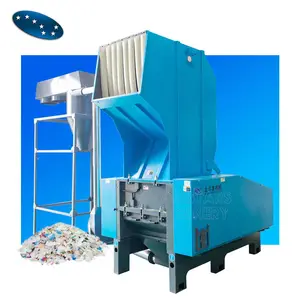 Low noise PE lumps crusher and miller machine PP cans plastic recycling crusher