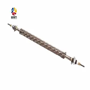 I Shape Straight Type Stainless Steel Electric Air Heating Tube Finned Tubular Heater for Oven Heating