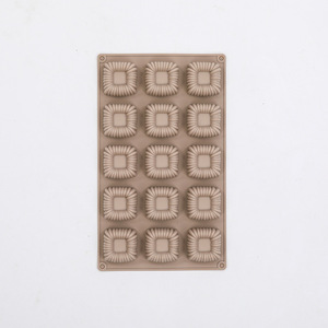 แม่พิมพ์ซิลิโคนทำขนมหวาน DIY รูปทรงสี่เหลี่ยมสำหรับทำไอศกรีม มูสเค้ก รูปทรงใบโคลเวอร์สี่แฉกที่สวยงาม - Product Image 5