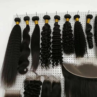 Lot de Cheveux Indiens Bruts 100% Naturels, Cheveux Remy, Extensions de Cheveux Vierges Naturels Indiens du Fournisseur