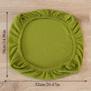 IDOTEX Jacquard Round <strong>Bar</strong> <strong>Stool</strong> <strong>Covers</strong> Stretch Seat Cushion Slipcovers for Dropshipping Elegant Style Barstool <strong>Covers</strong> - Product Image 1
