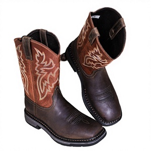 Goodyear Men's Square Toe Winter Cowboy Boots Genuine Leather Mexico USA Design Factory Custom boots - Product Image 5