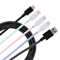 Câble de charge USB-A vers Type C à sortie stable 5V, coque biodégradable, synchronisation de données haute vitesse, cordon durable pour appareils mobiles, vente en gros