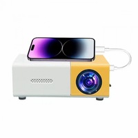 CatVision YG300 Mini projecteur de poche 1080P 100 ANSI Lumens LCD LED Portable 1500:1 pour Home Cinéma Intérieur Extérieur