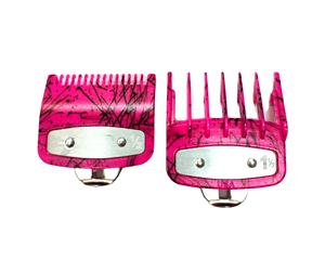 Salon de coiffure outils de coiffure en gros haute qualité tondeuse accessoire <span class=keywords><strong>coiffeur</strong></span> tondeuse 1.5mm + 4.5mm Guide peigne - Product Image 1