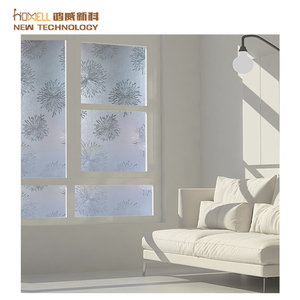 서리로 덥은 정적 집착 창 유리 필름 투명 PVC 현대 장식, 단열 개인 정보 보호 재사용 45CM 60CM - Product Image 3