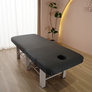 Đen siêu mềm thân thiện với da đàn hồi vẻ đẹp giường Bìa đàn hồi vẻ đẹp Ga Trải Giường Bìa - Product Image 5