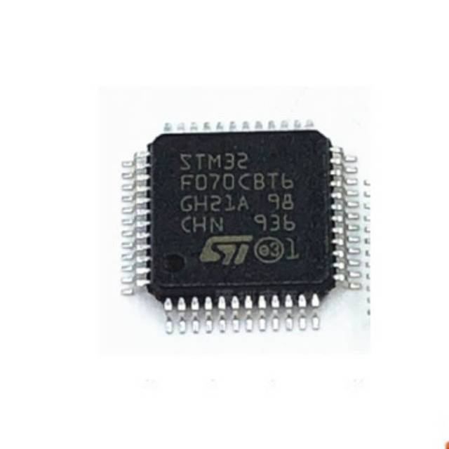 Original genuine STM32F070CBT6 packaged LQFP48 32-bit microcontroller chip in stock