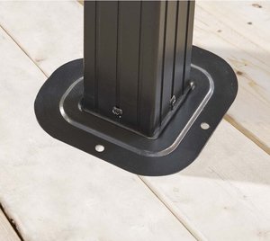 Décoration de jardin extérieur Toit rigide en acier Gazebo permanent écologique <span class=keywords><strong>Moustiquaire</strong></span> anti-rongeurs Assemblage facile <span class=keywords><strong>Terrasse</strong></span> - Product Image 5