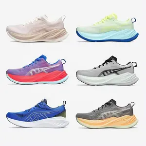 OEM New pure original Nimbus 24 running shoes for men and women N24 breathable shock running marathon jogging ASIC shoes