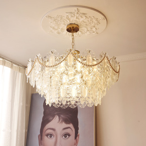 High Quality Wedding Decoration Luxury Led Modern Villa Staircase Glass <b>Crystal</b> Luxury Led <b>Chandelier</b> - Product Image 4