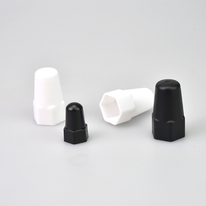 प्लास्टिक अखरोट और बोल्ट सुरक्षा गुंबद कवर, काले सफेद हेक्स नट सुरक्षा कैप कवर - Product Image 1