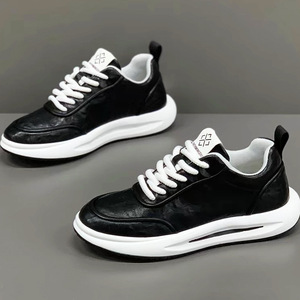 Scarpe da Uomo 2026 Nuove Autunno Inverno con Tomaia in Mesh Tinta Unita, Versatili <span class=keywords><strong>per</strong></span> Sport e Tempo Libero, Suola in Gomma, Scarpe con Rialzo Interno - Product Image 4