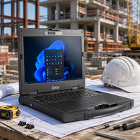 Ordinateur portable semi-robuste Getac S410 G5 pour inspection sur chantier, processeur I5-1340P, 32 Go de DDR5, SSD 1 To, écran tactile FHD 1000 nits