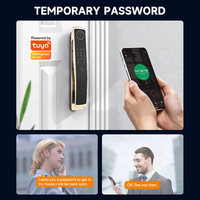 Cerradura Inteligente con Reconocimiento Facial y Ahorro de Energía para Puerta de Madera, Agregar Llave de Usuario a Través de la Aplicación, Intercomunicador Activo, Cerradura Electrónica