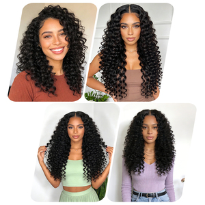 Cheveux vierges à 100 % avec pointes bouclées en spirale, mèches de cheveux humains bouclés à la espagnole, 8 à 36 pouces, 12A, non traités, noir naturel - Product Image 6