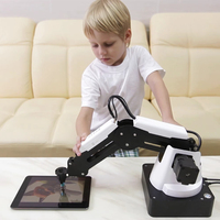 Kit de bras robotique éducatif 4 axes à programmation IA avec ventouse, manipulateur de bureau pour l'apprentissage et l'éducation STEM - Vente en gros