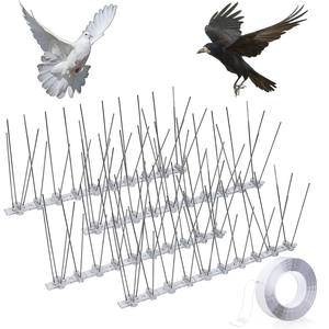 Ingrosso Dissuasori per Uccelli a 5 File con 75 Punte, Spuntoni Anti-Piccione per Protezione di Fattorie - Product Image 5