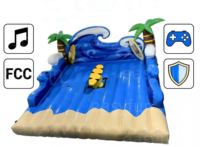 Planche de surf mécanique portable de luxe certifiée CE en PVC durable pour la location lors de carnavales et événements