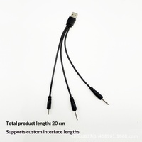 Câble de charge mono rechargeable DC 25 mm à trou rond pour masseur vibrant et jouets sexuels pour adultes – Cordon d'alimentation DC