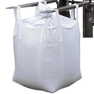 Huamaohengchun, Capacité de charge 2200 lb, 35 " L x 35 " L x 43 " H, Sacs en polypropylène tissé, Quatre crochets de fixation, Fond plat en haut - Product Image 1