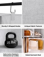 Étagères de rangement modernes à 6 niveaux en tissu non tissé et tiges métalliques, pliables, pour sacs, chambre, enfants, dortoir, camping-car