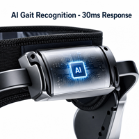 Exosquelette électrique intelligent pour genou en fibre de carbone, robot d'assistance à la marche portable pour la randonnée, l'escalade, le cyclisme et l'amélioration de la force