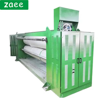 Machine automatique de calandrage de composants de noyau de PLC de couette de fibre de polyester de tissu de feutre d'ouate de matelas non tissé