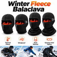 Cagoule polaire d'hiver coupe-vent pour moto, ski, cyclisme et accessoires de plein air
