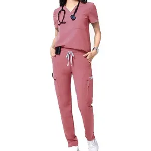 Chinese Supplier Hospital Women Nurse Scrubs Sets