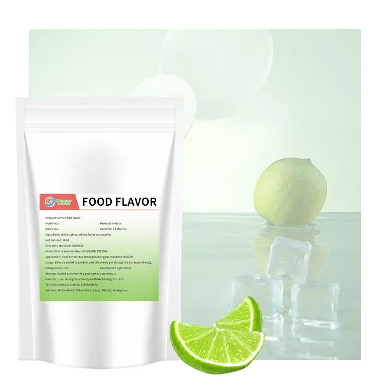 Factory wholesale lime flavor concentrated flavor for soft drinks and beverage