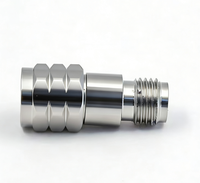 Adaptateur RF coaxial haute précision 1.85/SMA-JKG1 50 ohms, faible perte, acier inoxydable, pour micro-ondes, fréquence 10 MHz-18 GHz, VSWR 1.15:1