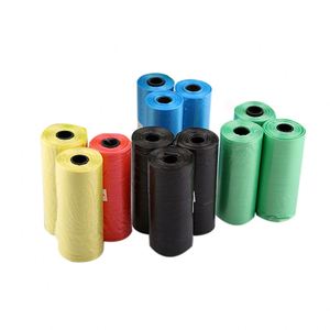 Sacs à déjections canines biodégradables, réutilisables, portables, imprimés, en plastique, pour les déchets d'animaux de compagnie - Product Image 4
