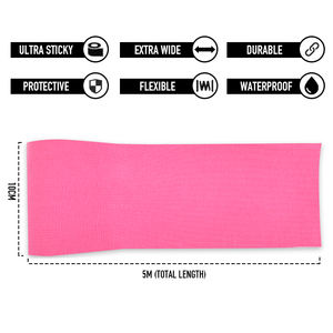 Suministro a granel 10cm elástico impermeable cinta de soporte atlético cinta de kinesiología cinta de césped para rehabilitación deportiva - Product Image 6