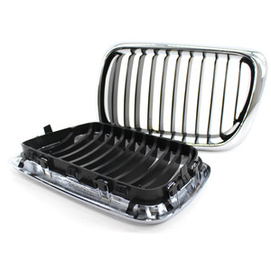 Grille de pare-chocs avant BMW E36 1997-1999 en plastique ABS avec garniture chromée, pièce de modernisation - Product Image 2